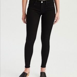 American Eagle Black Skinny Ankle Jeggings